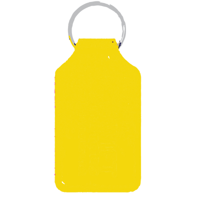 Branded Long Square Shaped Keyfob