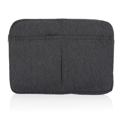 Branded Laluka AWARE™ recycled cotton 15.6 inch laptop sleeve
