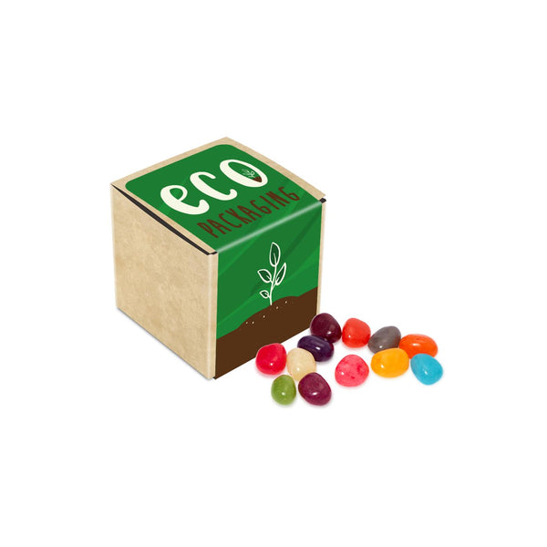 Eco Kraft Cube of Jelly Bean Factory® - 50g