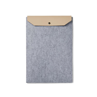 Branded VINGA Albon GRS recycled felt 17" laptop sleeve