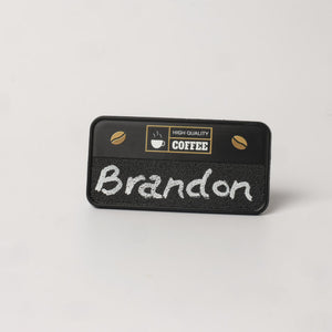 Chalkboard Name Badge - Low Window - Combo Clip