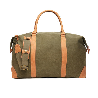 Branded VINGA Bosler RCS recycled canvas duffelbag