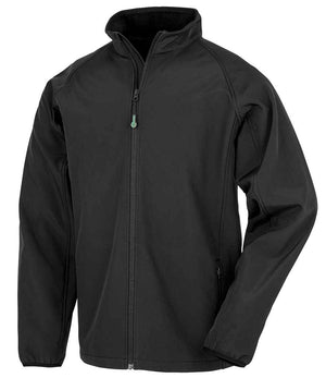 Result Genuine Recycled Printable Soft Shell Jacket Black