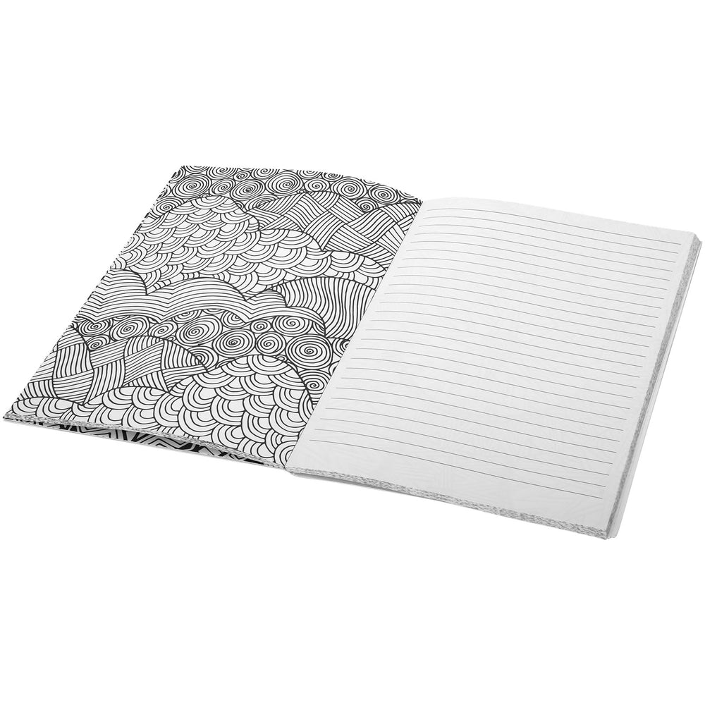 Doodle colouring notebook