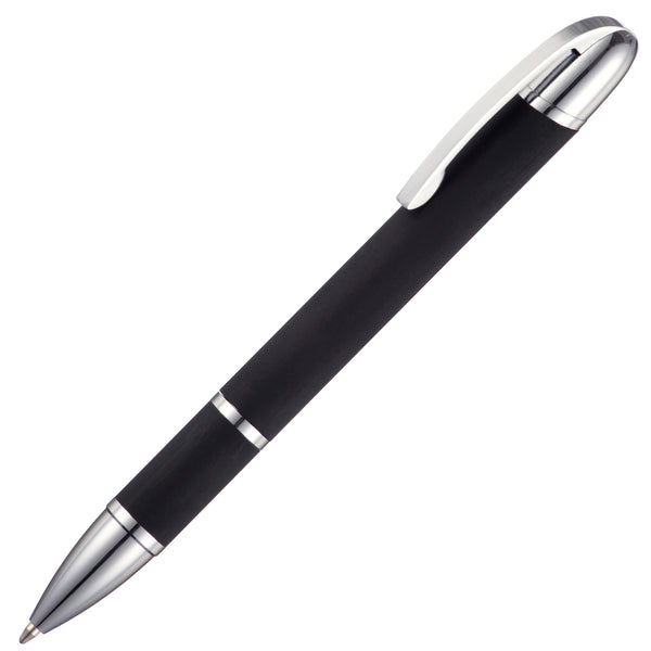 STRATOS metal ballpoint Soft-Feel pen in black