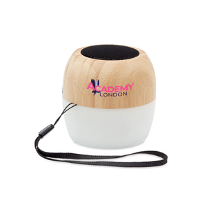 5.0 wireless bamboo speaker with Lights
