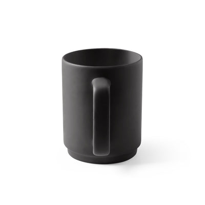 MIGHTY. Ceramic mug with cylindrical body 330 mL