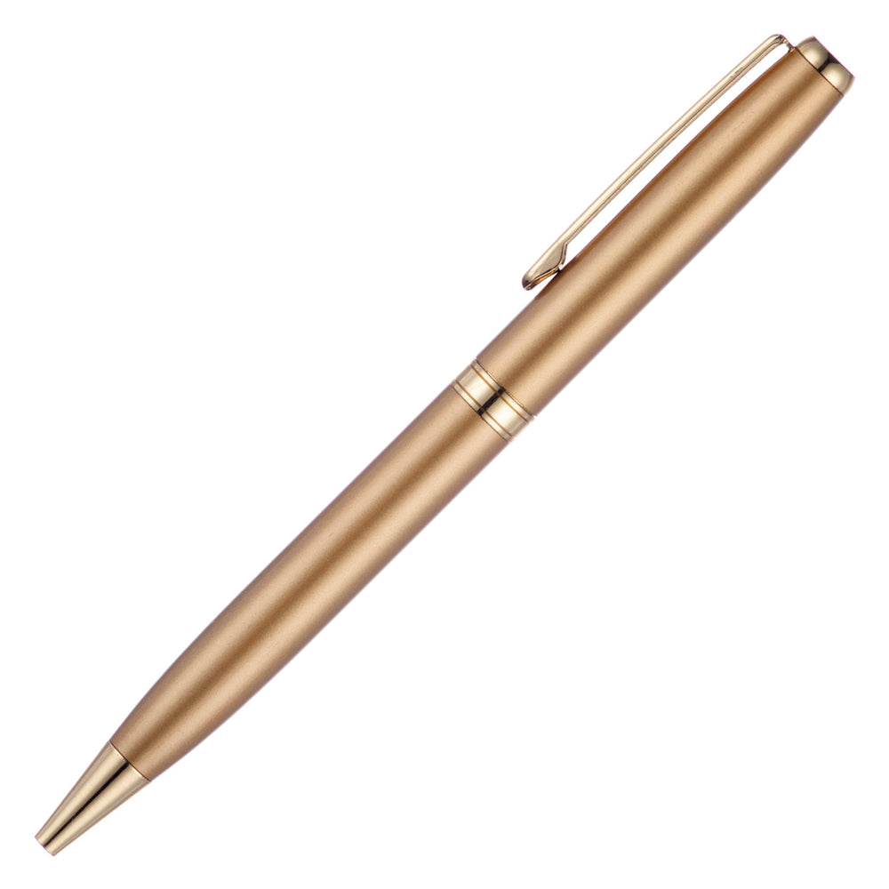 Branded BOSTON LUX ball pen with GOLD trim