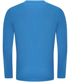 AWDis Cool Long Sleeve Wicking T-Shirt Sapphire Blue