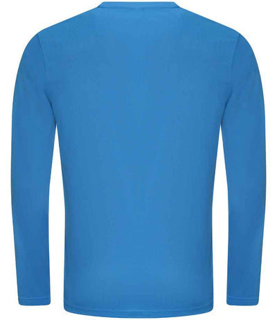 AWDis Cool Long Sleeve Wicking T-Shirt Sapphire Blue