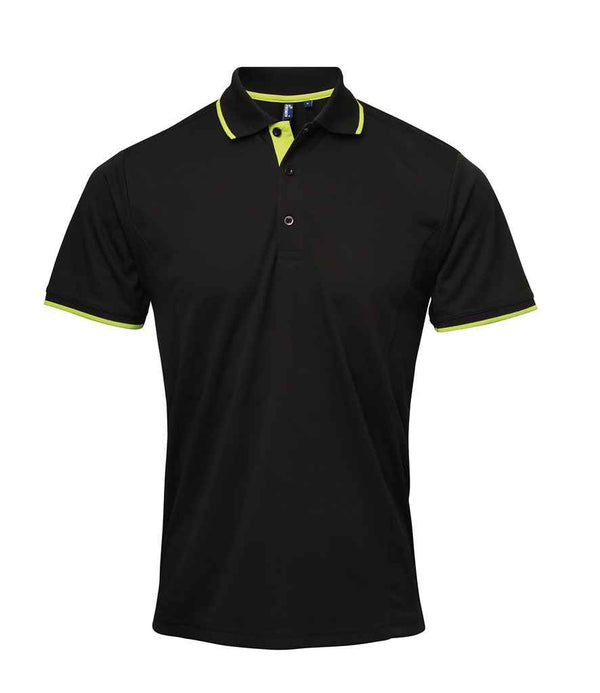 Premier Contrast Coolchecker® Piqué Polo Shirt