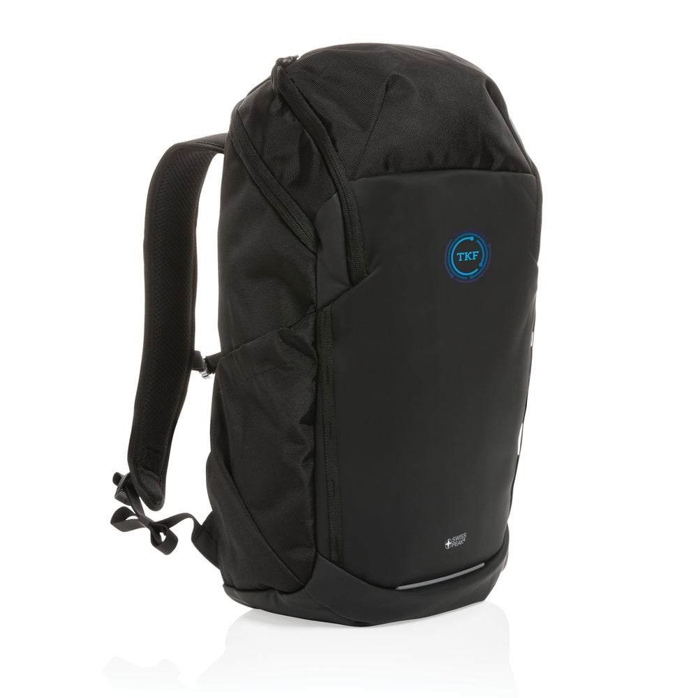 Branded Swiss Peak AWARE™ RPET 15.6 inch business backpack