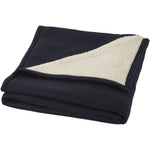 Branded Springwood soft fleece and sherpa plaid blanket
