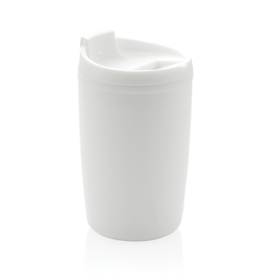 GRS Recycled PP tumbler with flip lid