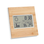 Branded Weather station bamboo front
