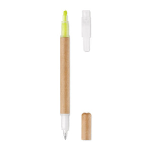 2 in 1 carton pen highlighter