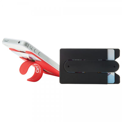 Branded Silicone Smart Wallet with Pop Up Stand