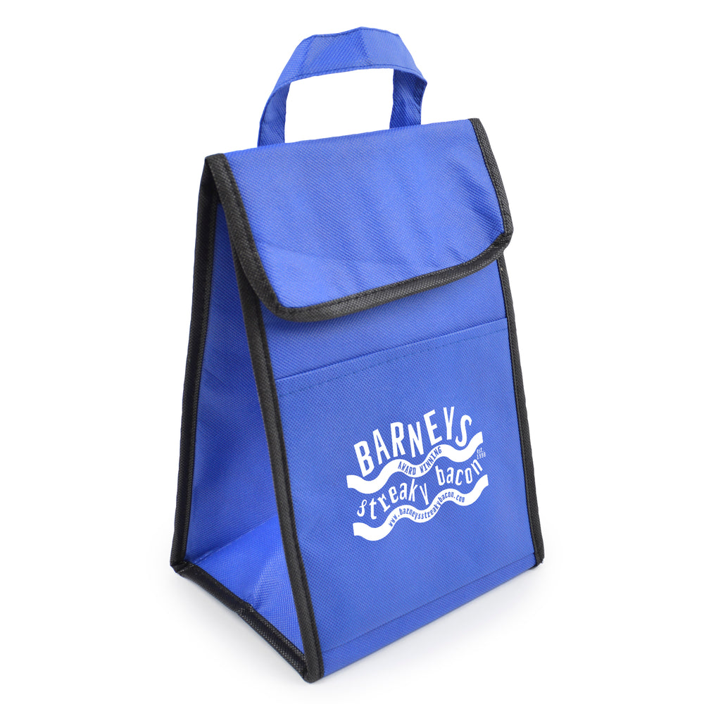 Branded Lawson 80g Non Woven Cooler Lunch Bag with trim