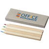 Branded Tullik 4-piece coloured pencil set