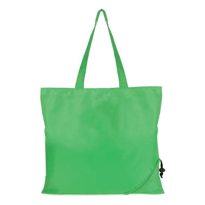 Branded Bayford 190T Polyester foldable pullstring shopper bag