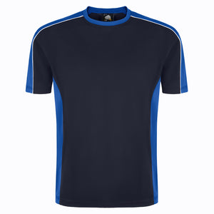 Orn Avocet Two Tone Polyester T-Shirt Navy/Royal