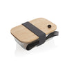 Branded Glass lunchbox with bamboo lid