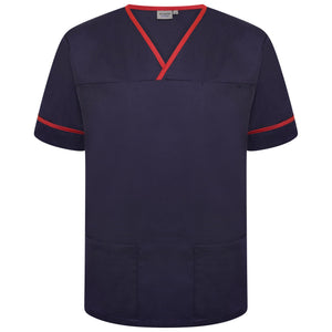 Behrens Contrast Trim Smart Scrub Top