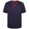 Behrens Contrast Trim Smart Scrub Top