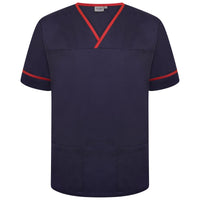 Behrens Contrast Trim Smart Scrub Top
