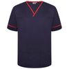 Behrens Contrast Trim Smart Scrub Top