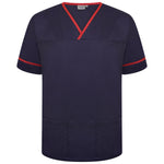 Behrens Contrast Trim Smart Scrub Top