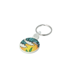 30mm Circle Keyring