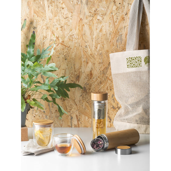 MAKAROVA. Borosilicate glass bottle with infusers 490 mL