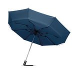 Foldable reversible umbrella