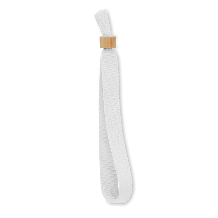 Branded RPET polyester wristband