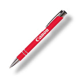 Branded Lincoln Soft Touch Metal Ballpoint Pen