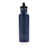 Branded Deluxe stainless steel activity bottle