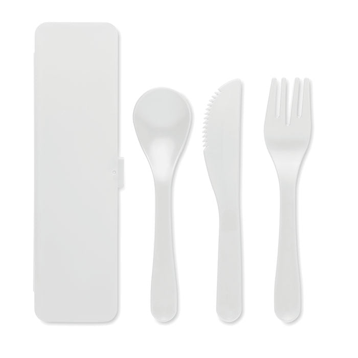 Cutlery set in PP – Totally Branded