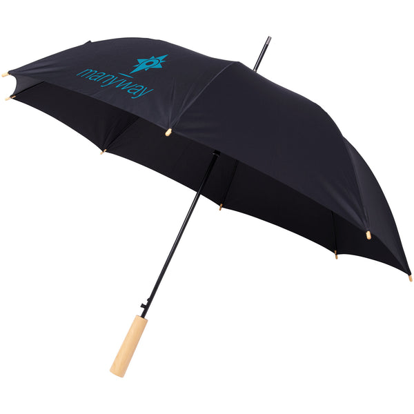 Branded Alina 23" auto open recycled PET umbrella
