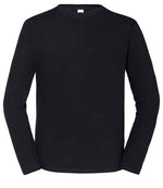 Fruit Loom Iconic 195 Long Sleeve T-Shirt Black