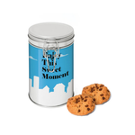 Silver Flip Top Tin of Maryland Cookies