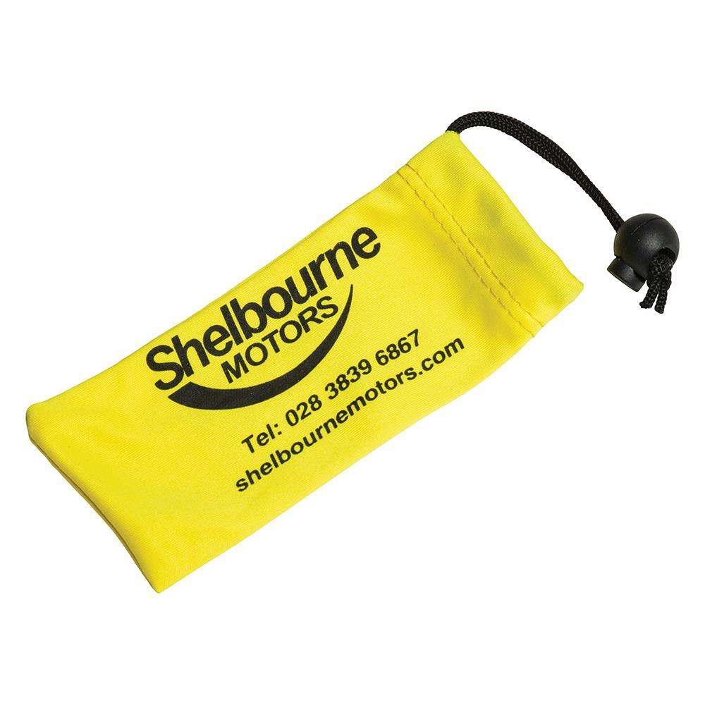 Branded Small Locking Wheel Nut Bag (120x60mm: Microfibre)
