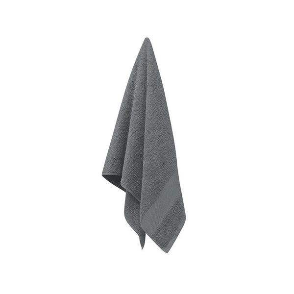 Towel organic cotton 100x50cm Grey