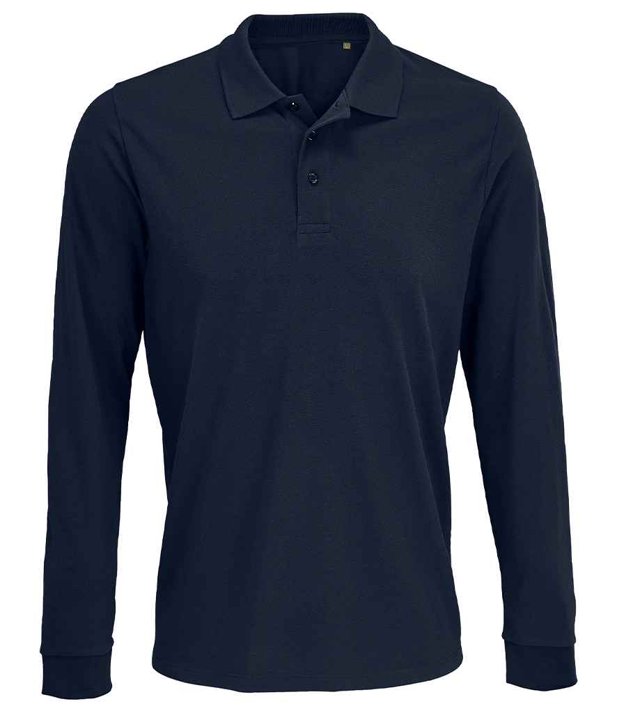 SOL'S Unisex Prime Long Sleeve Piqué Polo Shirt – Totally Branded