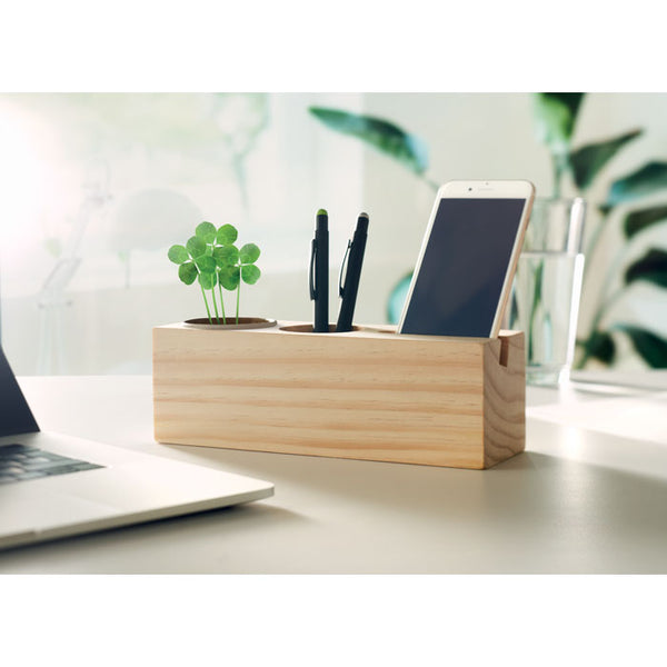 Desk stand with seeds kit