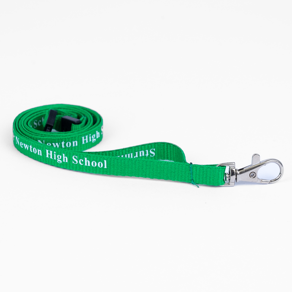 Branded 10mm Flat Polyester Lanyard
