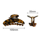 Acetate Hair Clips - Style2 - Animal Pattern