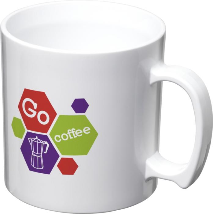 Branded Standard 300 ml plastic mug
