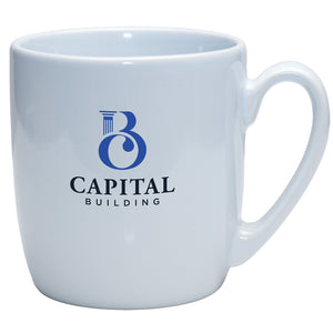 Roma Earthenware White Gloss Mug - 375ml