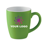 Branded Ceramic coloured mug 290 ml